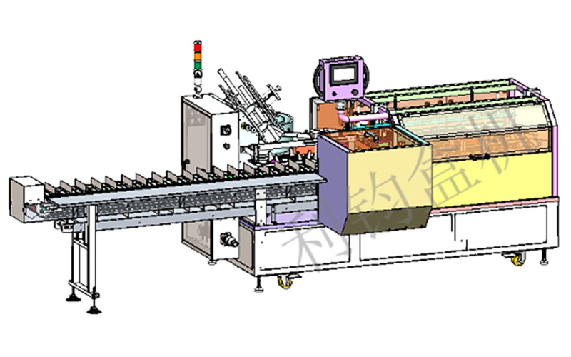 文具筆自動裝盒機(jī)3D圖