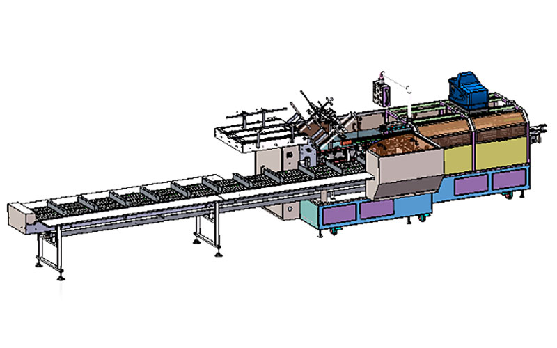 玩具鉆石積木自動裝盒機3D圖